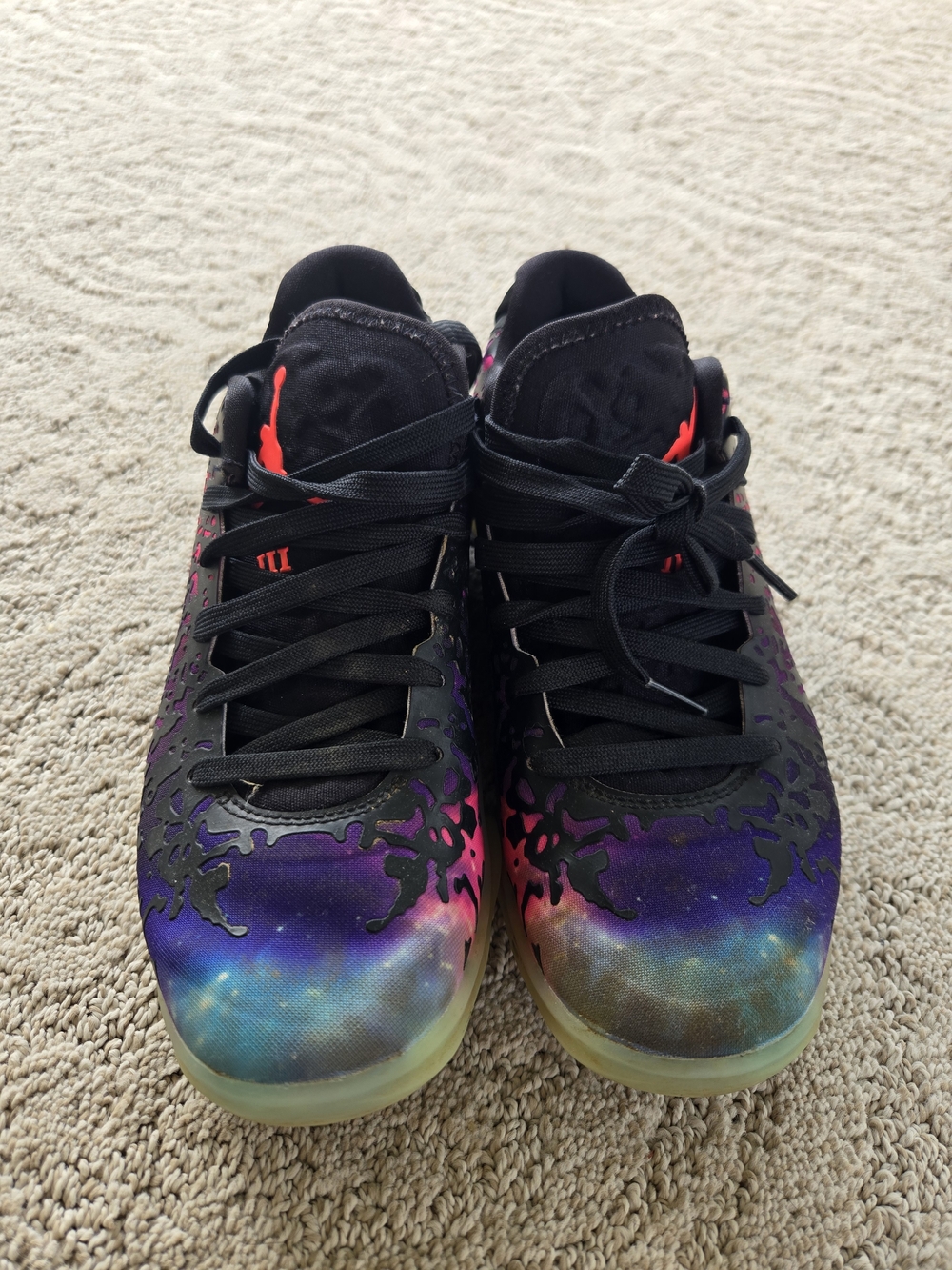 Jordan Kids Multicolor Galaxy Print Sneakers